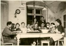 Židovská mládež ve Štiříně na podzim 1945